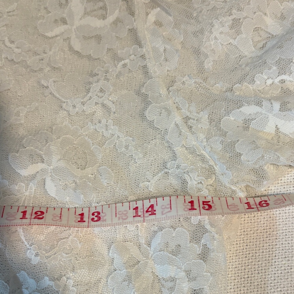 Vintage sheer lace, victorian, romantic cottagecore top - Picture 6 of 9